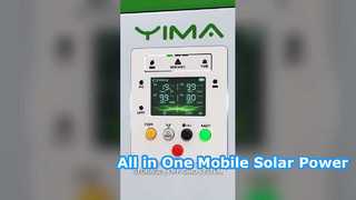 Armário tudo-em-um integrado móvel do armazenamento de energia da bateria solar do sistema de armazenamento de energia LiFePO4 com